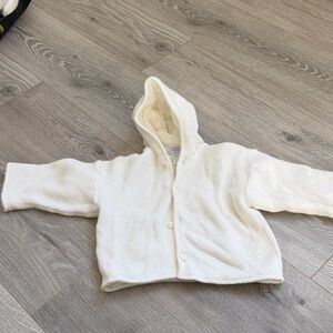 Petit Bateau White Kids Jacket
